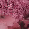 VESTIDO FLORAL GUIPURE - ROSA ANTIGO