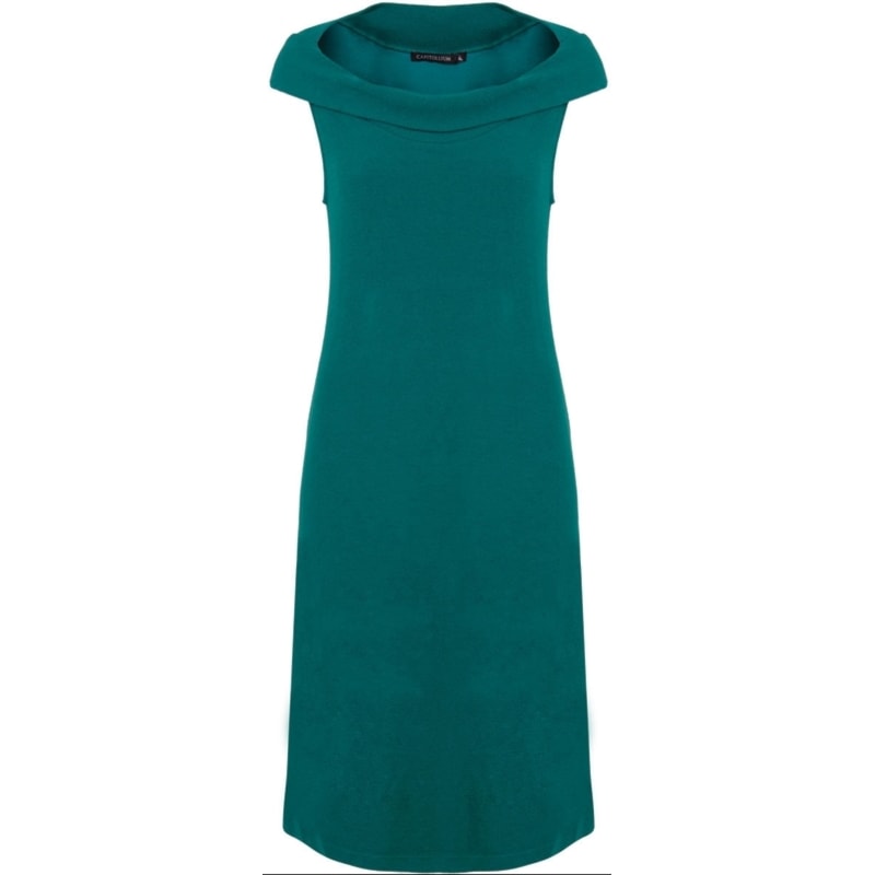 VESTIDO FLORENÇA EM CREPE - VERDE