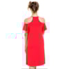 VESTIDO IBIZA CAPITOLLIUM EXCLUSIVE DECOTE V MANGA CIGANINHA - CORAL