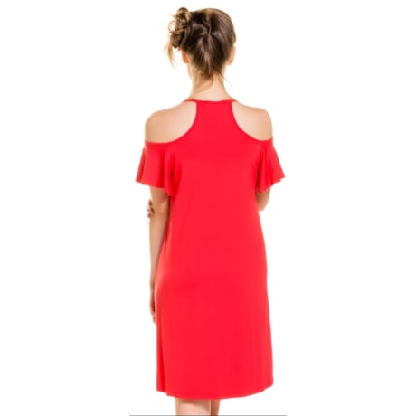 VESTIDO IBIZA CAPITOLLIUM EXCLUSIVE DECOTE V MANGA CIGANINHA - CORAL VESTIDO IBIZA CAPITOLLIUM EXCLUSIVE DECOTE V MANGA CIGANINHA - CORAL