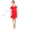 VESTIDO IBIZA CAPITOLLIUM EXCLUSIVE DECOTE V MANGA CIGANINHA - CORAL