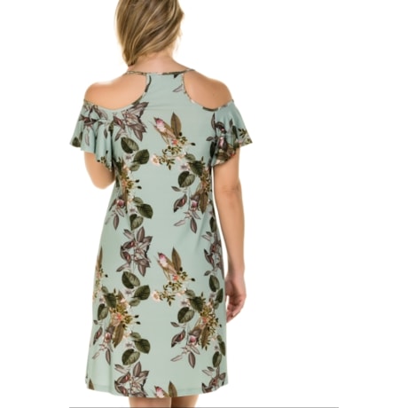 VESTIDO IBIZA ESTAMPADO CAPITOLLIUM EXCLUSIVE - VERDE