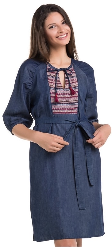 vestido jeans cantão