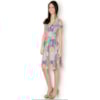 VESTIDO JERSEY CACHE-COEUR ESCAMAS - VERDE ÁGUA