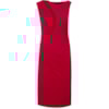 VESTIDO JERSEY DRAPEADO RECORTES TULE - PINK
