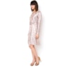 VESTIDO JERSEY PHYTON CACHE-COUER - BEGE