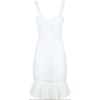 VESTIDO LAISE COM ALÇA E BABADO - BRANCO