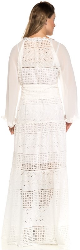 vestido branco amissima