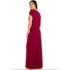 VESTIDO LONGO CAPITOLLIUM EXCLUSIVE  BLUSADO FLORAL - VERMELHO