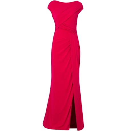 VESTIDO LONGO EM JERSEY ENVUELTOS - PINK