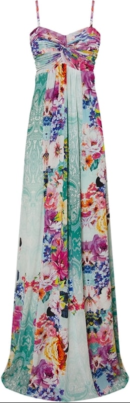 comprar vestido floral longo