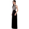 VESTIDO LONGO RENDA E TULE EVANORA - P&B