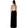 VESTIDO LONGO RENDA E TULE EVANORA - P&B