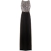 VESTIDO LONGO RENDA E TULE EVANORA - P&B