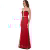 VESTIDO LONGO RENDA J'ADORE - VERMELHO