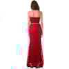 VESTIDO LONGO RENDA J'ADORE - VERMELHO