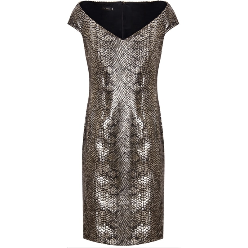 VESTIDO LONGUETE - PRATA