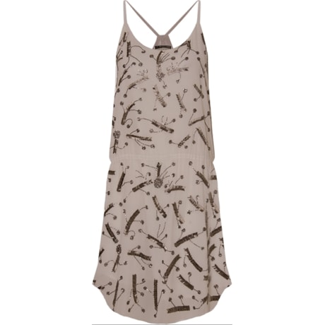 VESTIDO LONGUETE REGATA C/ BORDADO - BRANCO