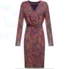 VESTIDO LUCIDEZ JERSEY ESTAMPADO AURORA - MARINHO