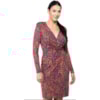 VESTIDO LUCIDEZ JERSEY ESTAMPADO AURORA - MARINHO