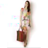 VESTIDO MALHA BLUSÊ TROPICAL - CINZA