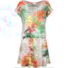 VESTIDO MALHA BLUSÊ TROPICAL - CINZA