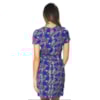 VESTIDO MALHA CAPITOLLIUM  BEIJA FLOR - AZUL