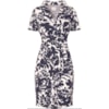 VESTIDO MALHA VISCOSE TRANSPASSADO - MARINHO