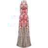 VESTIDO ORQUÍDEA LONGO FRENTE ÚNICA - BEGE