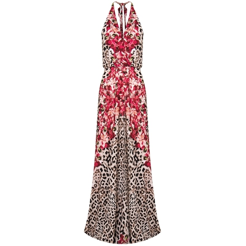 VESTIDO ORQUÍDEA LONGO FRENTE ÚNICA - BEGE