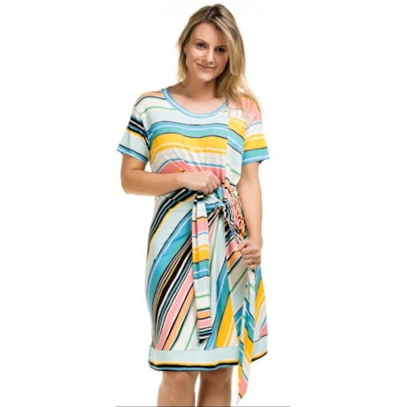 VESTIDO PALM SPRINGS CAPITOLLIUM EXCLUSIVE - AZUL