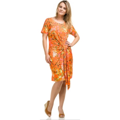 VESTIDO PALM SPRINGS CAPITOLLIUM EXCLUSIVE - LARANJA