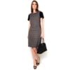 VESTIDO PRÍNCIPE DE GALES - PRETO