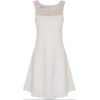 VESTIDO PTO. ROMA / TULE APLICAÇÕES - OFF WHITE