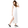 VESTIDO REGATA ALGODÃO WALK TRENDY - BRANCO