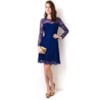 VESTIDO RENDA DEC. PRINCESA - AZUL ROYAL