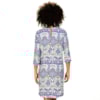 VESTIDO RETO ESTAMPADO CAPITTOLIUM EXCLUSIVE - AZUL VESTIDO RETO ESTAMPADO CAPITTOLIUM EXCLUSIVE - AZUL