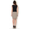 VESTIDO S/M PRENE RECORTES - BEGE
