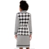 VESTIDO STATI UNIT MALHA CASH ESTAMPA CIRCULOS - PRETO