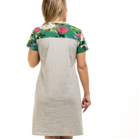 VESTIDO T-SHIRT CAPITOLLIUM EXCLUSITE - VERDE