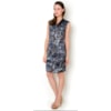 VESTIDO ZIPER C/ 4 BOLSOS - AZUL