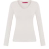 VIP RESERVA - BLUSA TRICOT VISCOSE DECOTE V M/L - OFF WHITE VIP RESERVA - BLUSA TRICOT VISCOSE DECOTE V M/L - OFF WHITE