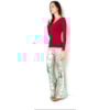 VIP RESERVA - BLUSA TRICOT VISCOSE DECOTE V M/L - VERMELHO