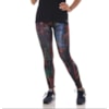 WALK TRENDY - CALÇA LEGGING ESTAMPA LIGHT CITY - PRETO