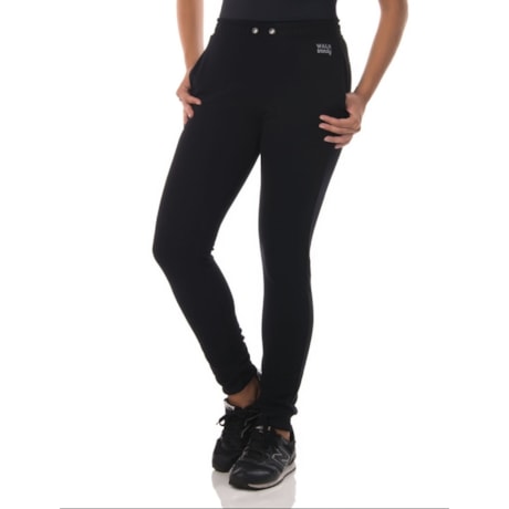 WALK TRENDY - CALÇA MOLETOM SLIM - PRETO