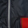 WALK TRENDY - JAQUETA SPORT MOLETOM EFEITO TELA COM CAPUZ - PRETO
