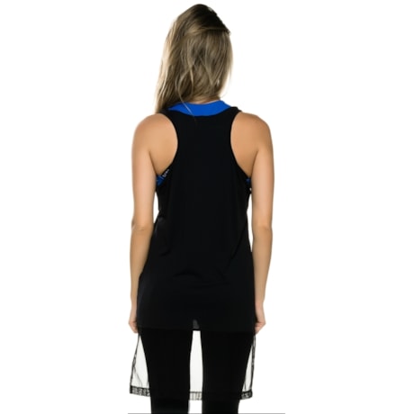 WALK TRENDY - REGATA NADADOR BICOLOR MULLET TULE - PRETO